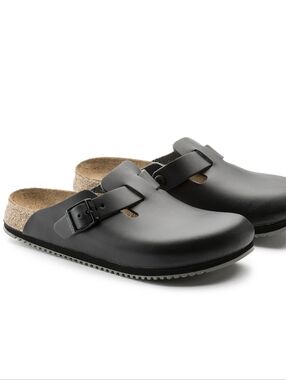 Birkenstock Black Boston Slip-On Clog